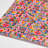 'Patchwork Bold Geometric Patterned' Gift Wrap, designed by Monika Forsberg