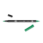 tombow abt - sap green dual pen on white background - winter's moon