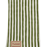 Pinstripe Block Print Napkins - Set of 4