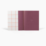 Notem UMA Notebook Large - Light Grey - Winter's Moon 