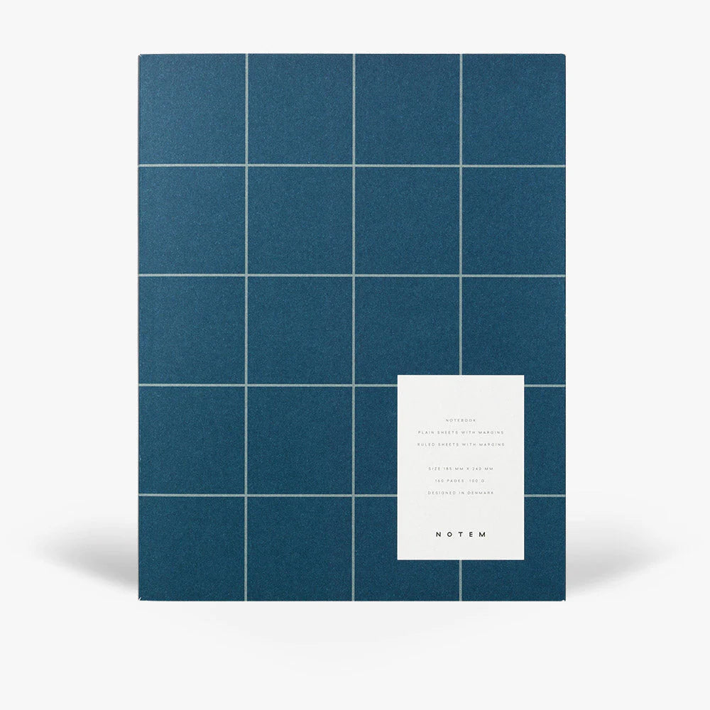 Notem UMA Notebook Large - Dark Blue - Winter's Moon 