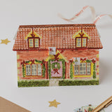 Cosy Cottage Advent Calendar Christmas Card 