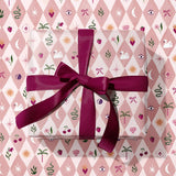 'Blush Harlequin' Wrapping Paper - Winter's Moon 