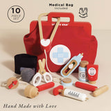 Wooden Toy Doctor's Play Kit