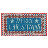 cambridge imprint - Pack Of Six Long Cards Merry Christmas Pattern - winter's moon