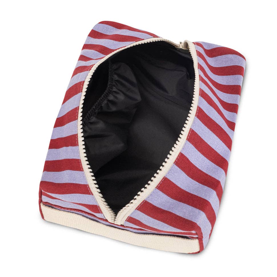 Travel Bag - Awning Stripe Chilli Pepper - Winter's Moon 