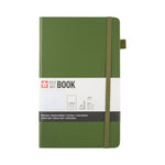 Sakura Lined Notebook (13x21cm) - Winter's Moon 