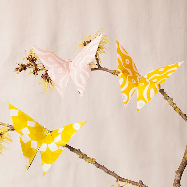 Origami Cloud of Butterflies Kit - Winter's Moon 