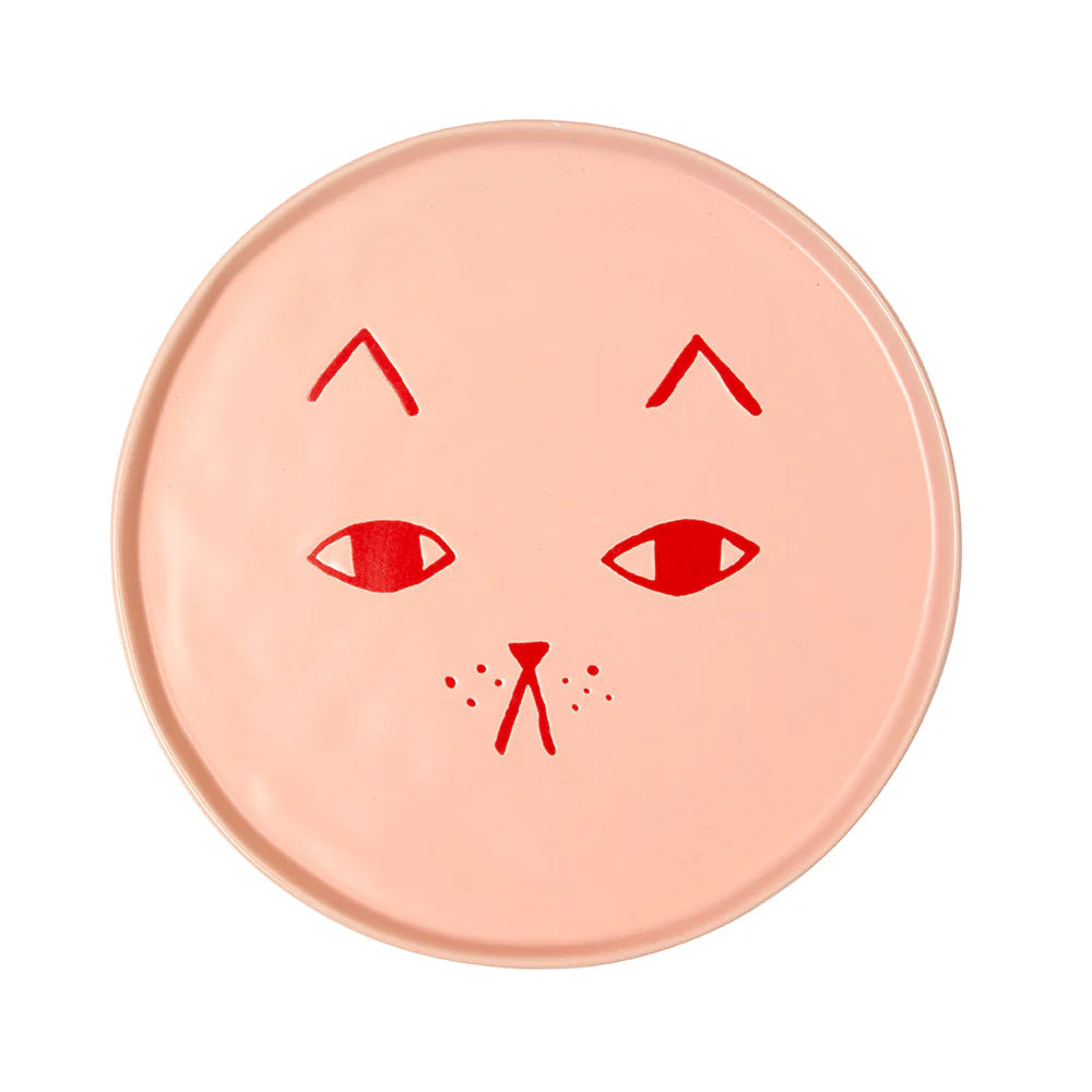 Cat Side Plate - Winter's Moon 
