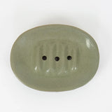 Stoneware soap dish - Winter's Moon