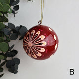 Papier Mâché Bauble - Berry