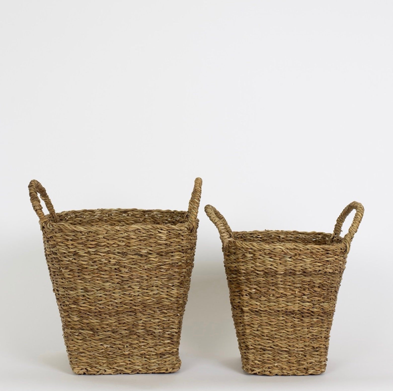 Woven Waste Basket - Winter's Moon 