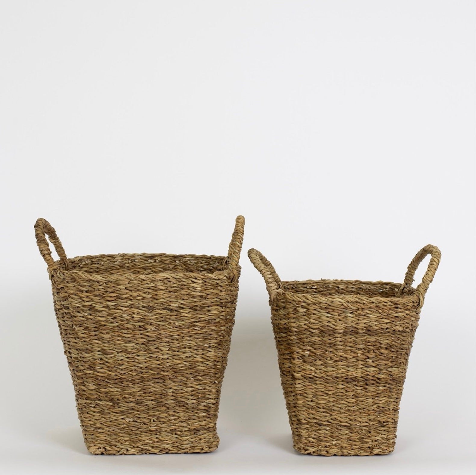 Woven Waste Basket - Winter's Moon 