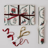 'Wavy Floral Botanical' Wrapping Paper