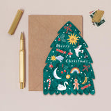 'Tree Shape' Greetings Card