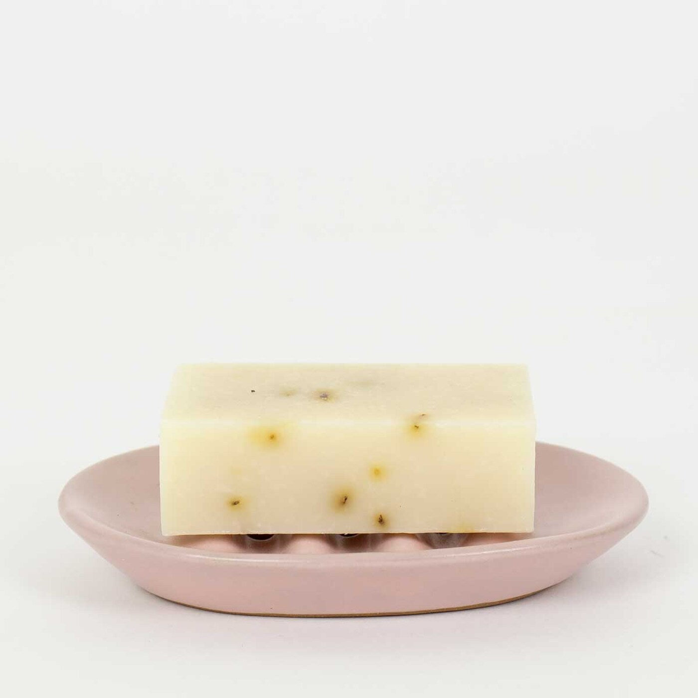 Pink Fairtrade Stoneware Soap Dish - Winter's Moon 