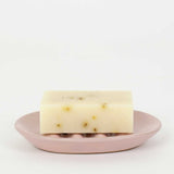 Pink Fairtrade Stoneware Soap Dish - Winter's Moon 