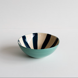Striped 'Nourish' Bowl - Winter's Moon 