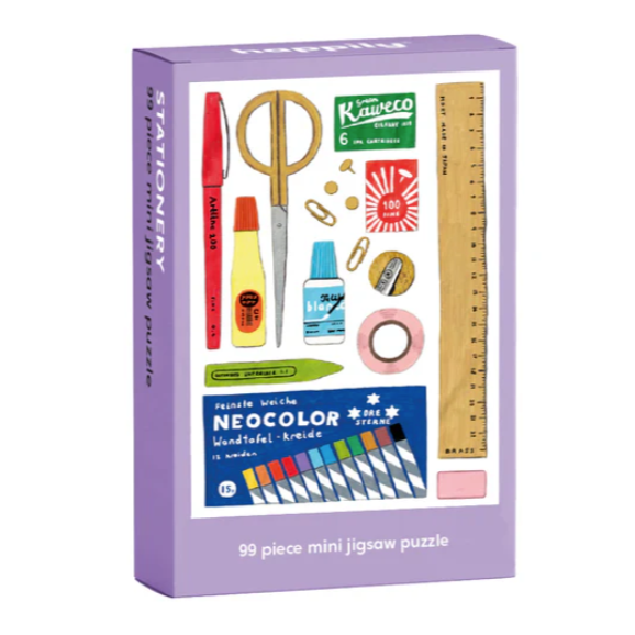 Stationery - 99 Piece Mini Jigsaw - Happily Puzzles - Winter's Moon 