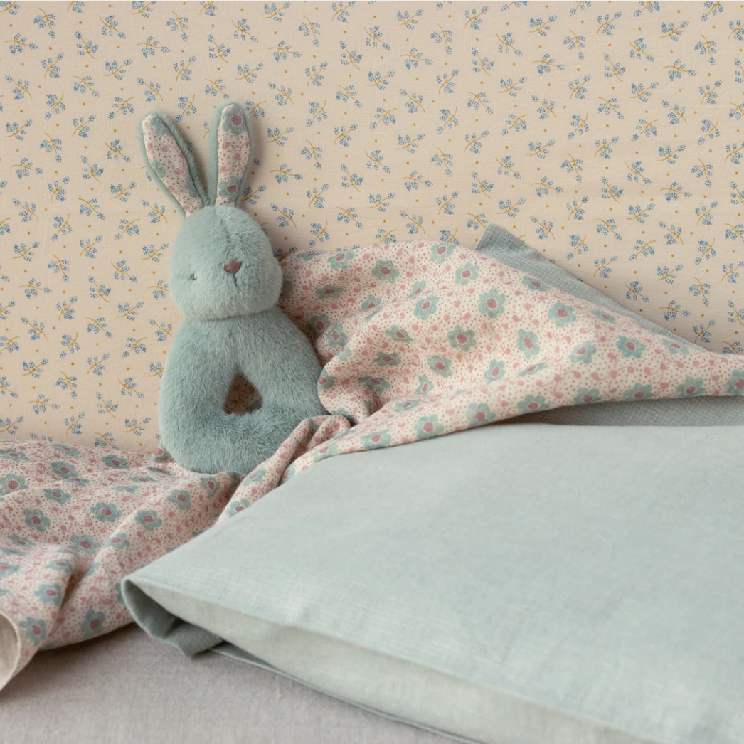 Maileg Bunny Rattle Set - Mint - Winter's Moon 