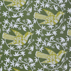 'Songbird Moss' Wrapping Paper - Winter's Moon 