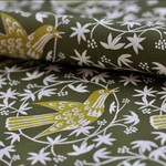 'Songbird Moss' Wrapping Paper - Winter's Moon 