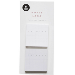 stone marketing - month long post-it note -winter's moon