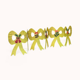 Christmas Bow Concertina Greetings Card