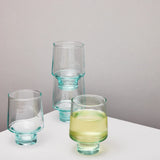 Recycled Tall Wine Glass (set of 4) - Winter's Moon 
