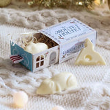 chocolate gift co - white chocolate mouse house - winter's moon