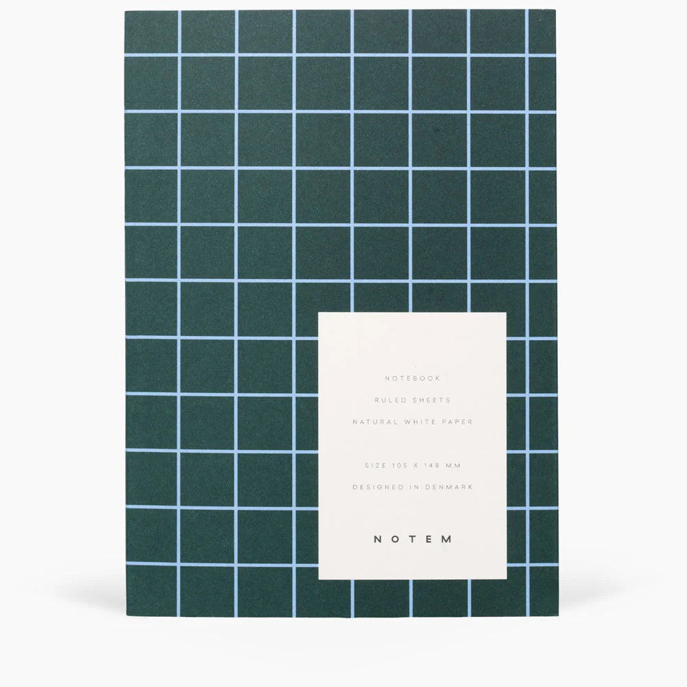 Notem UMA Notebook Small - Dark Green - Winter's Moon 