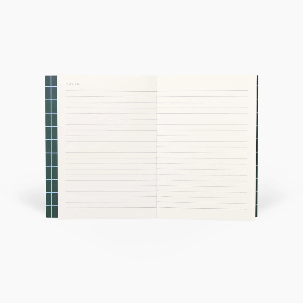 Notem UMA Notebook Small - Dark Green - Winter's Moon 