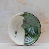 Handmade Moroccan Half Glazed Bowl