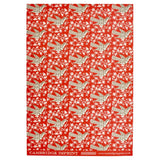 cambridge imprint - 'songbird rosehip' wrapping paper - winter's moon