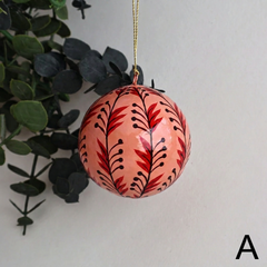 Papier Mâché Bauble - Berry