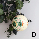 Papier Mâché Bauble - Green