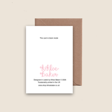 Mini Cake Greetings Card A7