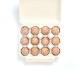 the chocolate detective - seagull egg open box - winter's moon