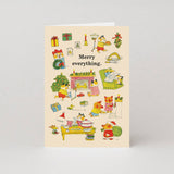 'Merry Everything' Christmas Card by Richard Scarry
