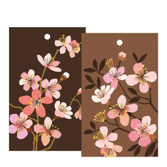 'Cherry Blossom' Pack of 6 Gift Tags - Winter's Moon 