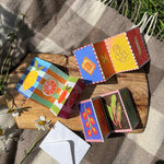 Veg Patch Concertina Card - Winter's Moon 