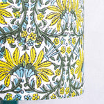 Yellow Table Lamp & 'Jasmine' Shade - Winter's Moon 