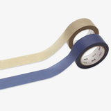 mt washi tape - blue and grey washi tape on white background - winter's moon