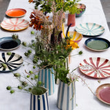 Striped Supper Plates