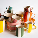 musango - striped trio mug group photo - winter's moon