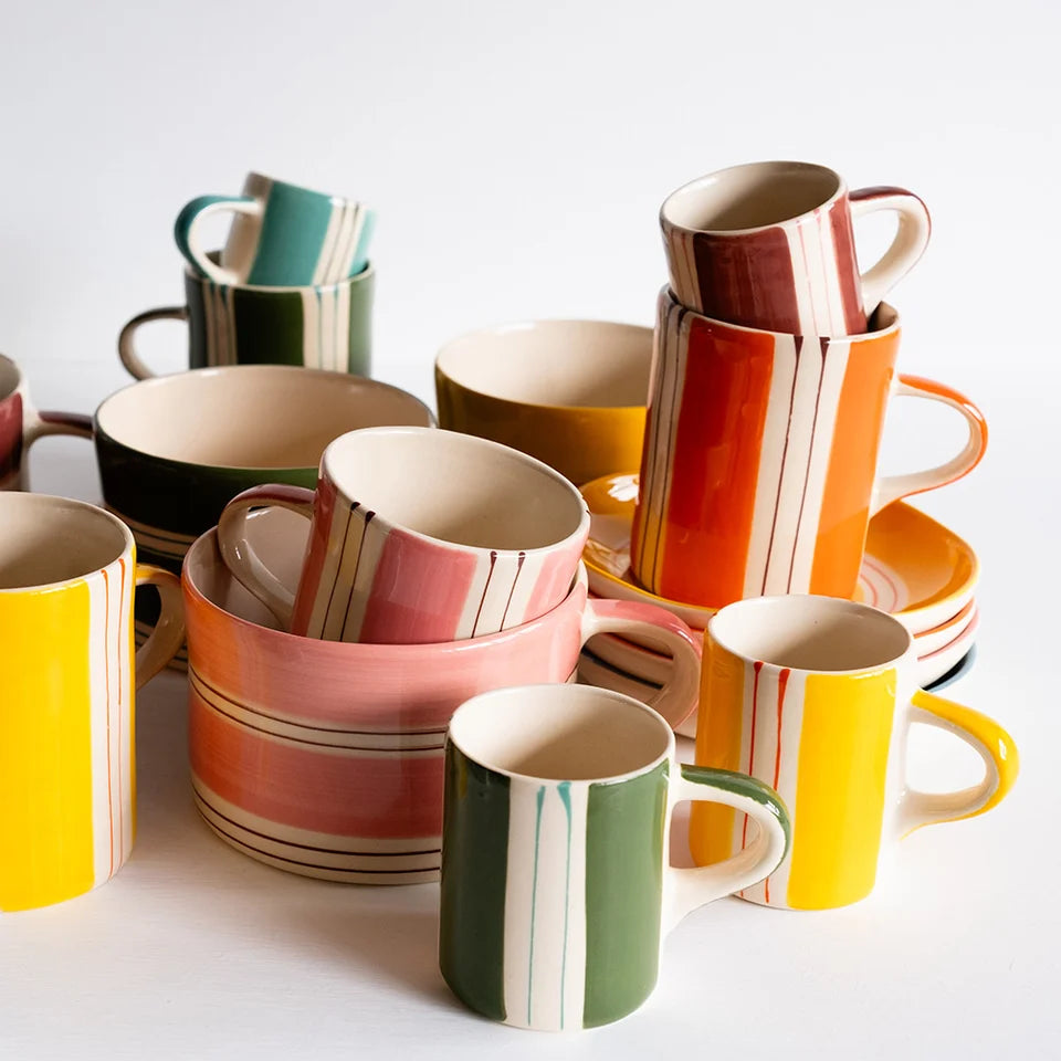 musango - striped trio mug group photo - winter's moon