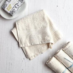 Organic Cotton Wash Cloth - Winter's Moon 