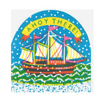'Ahoy There' Sailor Die Cut Greetings Card - Winter's Moon 