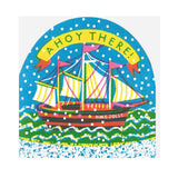 'Ahoy There' Sailor Die Cut Greetings Card - Winter's Moon 