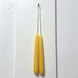 cumbria candles - spell/tree/chime pure beeswax candles - winter's moon